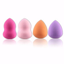 New Top Fashion 4pcs Pro Beauty Flawless Makeup Foundation Puff Multi Shape Sponges New Latex Material Anne