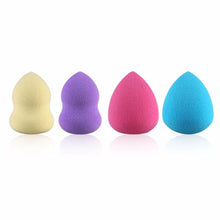 New Top Fashion 4pcs Pro Beauty Flawless Makeup Foundation Puff Multi Shape Sponges New Latex Material Anne