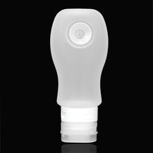 New Top Fashion 4pcs Travel Packing Silicone Press Bottles Set Lotion Shampoo Bath Container Silicone Refillable Bottles