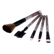 New Top Fashion 5pcs Cosmetic Makeup Brushes Set Blush Lip Brow Eyeshadow Brush Gray pinceis para sobrancelha Anne
