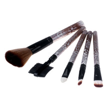 New Top Fashion 5pcs Cosmetic Makeup Brushes Set Blush Lip Brow Eyeshadow Brush Gray pinceis para sobrancelha Anne