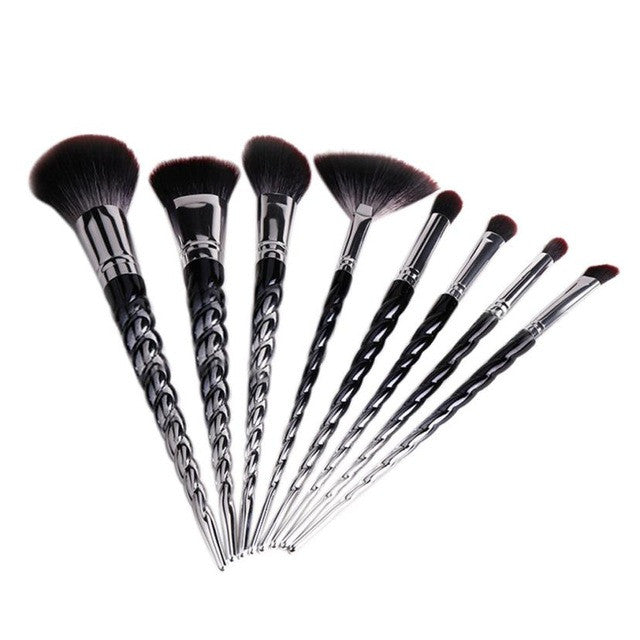New Top Fashion 8Pcs Pro Makeup Cosmetic Brushes Set Powder Foundation Eyeshadow Lip Brush Easy to use and convenient to carry
