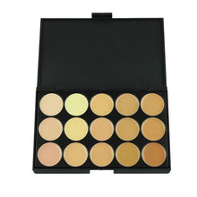 New Top Fashion Foundation Cream Highlighter For Face 1pcs Professional 15 Concealer Camouflage Foundation Makeup Palette Anne