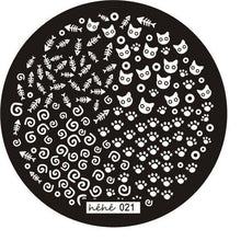 New Top Fashion Nail Art Image Stamp Stamping Plates Manicure Template Hehe Series Steel plate Material Anne