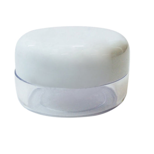 New Women Beauty 25Pcs 5g White Clear Cosmetic Empty Jar Pot Eyeshadow Makeup Cream Lip Balm Hot