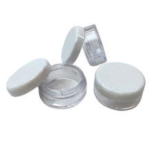 New Women Beauty 25Pcs 5g White Clear Cosmetic Empty Jar Pot Eyeshadow Makeup Cream Lip Balm Hot