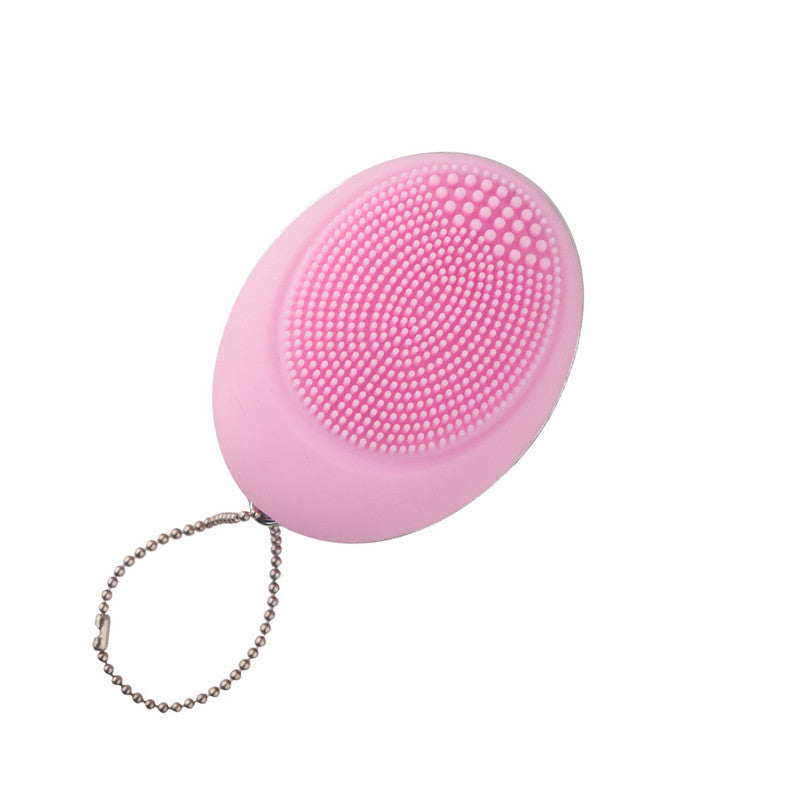 New Women Facial Cleansing Brush Massager and Exfoliator Electric Waterproof Face Cleanser Massager Silica Brush Hot