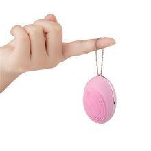 New Women Facial Cleansing Brush Massager and Exfoliator Electric Waterproof Face Cleanser Massager Silica Brush Hot
