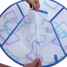 New design Easy to use Blue Cutting Hair Waterproof Collar Cloth Salon Barber Cape Hairdressing Hairdresser 6433#
