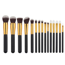 New fashion design 15PCS/1Set Cosmetic Makeup Brush Brushes Set Foundation Powder Eyeshadow make up kwasten 2017 Anne