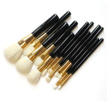 New fashion design,Very popular 12 pcs Brush Kabuki Brush Eye kabuki Makeup Brush Set Plastic brush Anne