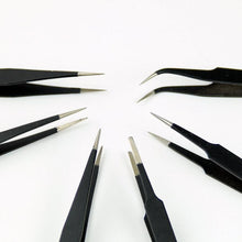 New fashion high quality 6pcs BGA Precision Tweezer Set Antistatic Tweezers Stainless Tweezers 2017 Anne