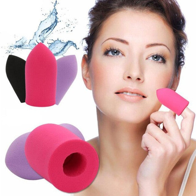 New fashion high quality Finger Puff Makeup Foundation Powder Puff Bullet Puff Sponge esponja Anne