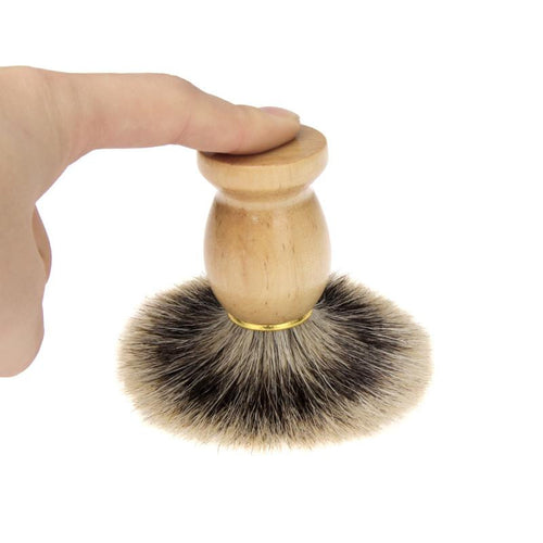 New fashion high quality ZY New Men Wood Handle Shaving Brush Badger Hair For Men Father Barber Tool Anne
