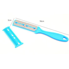 New fashion high quality plastic Material Barber Scissor Hair Cut Style Razor Magic Blade Comb Haircut Tool Fine Anne