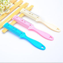 New fashion high quality plastic Material Barber Scissor Hair Cut Style Razor Magic Blade Comb Haircut Tool Fine Anne