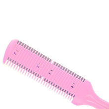 New fashion high quality plastic Material Barber Scissor Hair Cut Style Razor Magic Blade Comb Haircut Tool Fine Anne