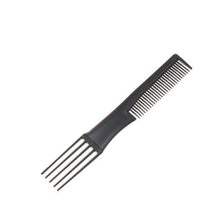 New style 10Pcs Black Pro Salon Hair Styling Hairdressing Plastic Barbers Brush Combs Set ABS Material 2017 Anne