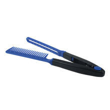 Newest!!! Folding V Comb Hair Straightener Hairdressing Salon Straightening Brush smart DIY tool at home Anne