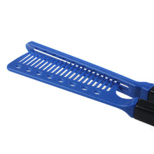 Newest!!! Folding V Comb Hair Straightener Hairdressing Salon Straightening Brush smart DIY tool at home Anne