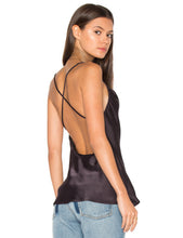Off Shoulder Black Tank Backless Split Sexy Satin Camisole Night Club Party Women Summer Tank Tops 2017