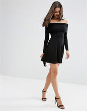 Off Shoulder Dress Fashion Black Solid Sheath Dress Mini Summer Women Dresses Lady 2016 New Arrival Casual Sexy Dresses