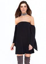 Off Shoulder Flare Sleeve Dress Women Loose Mini Short Dress 2017 Women Dress Sexy Fashion New Woman Dresses Summer 2017