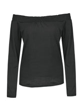 Off Shoulder Women Casual Blouse Long Sleeve Black Pink 2 Color Womens Tops And Blouses For 2016 Tops High Quality Fashion