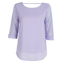Open Back Chiffon Lace Crochet Blouse see through Half Sleeve Elegant Blouse Green Women Summer Hollow out Tops Fashion