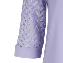 Open Back Chiffon Lace Crochet Blouse see through Half Sleeve Elegant Blouse Green Women Summer Hollow out Tops Fashion