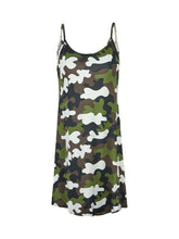 Open Back Spaghetti Strap Summer Dress Camouflage Print Sundress Floral Skull Leopard Print Girl Casual Dress 2016 Fashion