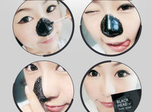 PILATEN fashion 10pcs Blackhead Remover Black Mud Deep Cleansing Purifying Peel Acne Face Mask Strawberry nose oily skin Anne