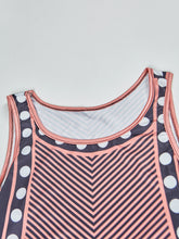 Patchwork Color Dot Print Bodycon Tank Knee Length Sleeveless Party Club Dress 2016 Summer Fashion Casual New Woman Dresses