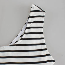 Patchwork Striped V Back A Line Dress Women Casual 2016 Summer Girl Sundress One Piece Wrap Back Hollow Pleated Dress
