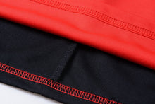 Patchwork Zipper Knee Length Dress Red Blue O-Neck Half Sleeve Sheath Office Bodycon Dress Summer Fashion 2016 Fall Autumn Dress