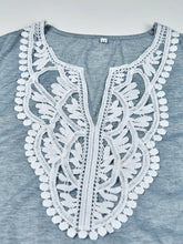 Pattern V Neck Embroidered Slim Short Sleeve Tee T Shirt Elegant Casual Shirt 2016 Fashion Women Top Fashion New Arrival