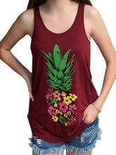 Pineapple Cartoon Print Long Tank Top Sleeveless Women Casual Summer Top Fashion 2016 Girl Workout Fitness Vest Top Femme Sexy