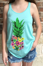 Pineapple Cartoon Print Long Tank Top Sleeveless Women Casual Summer Top Fashion 2016 Girl Workout Fitness Vest Top Femme Sexy
