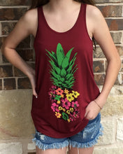 Pineapple Cartoon Print Long Tank Top Sleeveless Women Casual Summer Top Fashion 2016 Girl Workout Fitness Vest Top Femme Sexy