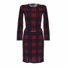 Plaid Women Dress Long Sleeve Winter Autumn Plus Size Bodycon Casual Slim Dress Elegant 2015 Robe With Belt
