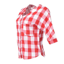 Plaid Women Shirts Tops Large Size Women Street Shirt Blusas Femininas Ropa Mujer Camisa Feminina Women Blouses Plus Size Blouse