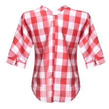 Plaid Women Shirts Tops Large Size Women Street Shirt Blusas Femininas Ropa Mujer Camisa Feminina Women Blouses Plus Size Blouse