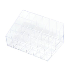 Plastic Material Voberry Generic 24 Stand Trapezoid Clear Lipstick Lotion Makeup Cosmetic Holder Storage Display Stand Anne