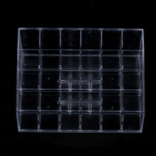 Plastic Material Voberry Generic 24 Stand Trapezoid Clear Lipstick Lotion Makeup Cosmetic Holder Storage Display Stand Anne