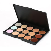 Plastic Wooden Faux Hair 15 Colors Contour Face Cream Makeup Concealer Palette Professional + 20 Brush Anne