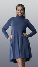 Plus Size Dresses Women Home Dress TurtleNeck Loose Knitted Winter Dress 2XL 3XL Plaid Loose Casual For Chubby Girls Pregnant