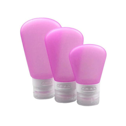 Portable Travel Shower Gel Bottle Silicone Cosmetic Bottles Sector jar mini silicone bottle high quality Anne