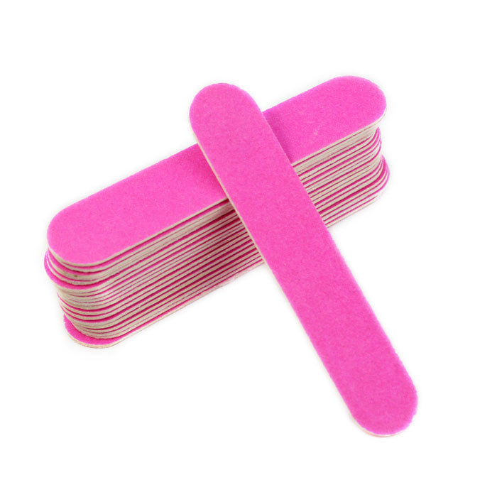 Pratical 20PC Nail Art Manicure Buffer Buffing Sanding Crescent Sandpaper Grits Snow