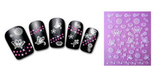 Pratical 6x Design Flower Bow Lace Butterfly Snow Nail Art 3D Sticker Nail Salon Anne