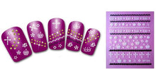 Pratical 6x Design Flower Bow Lace Butterfly Snow Nail Art 3D Sticker Nail Salon Anne